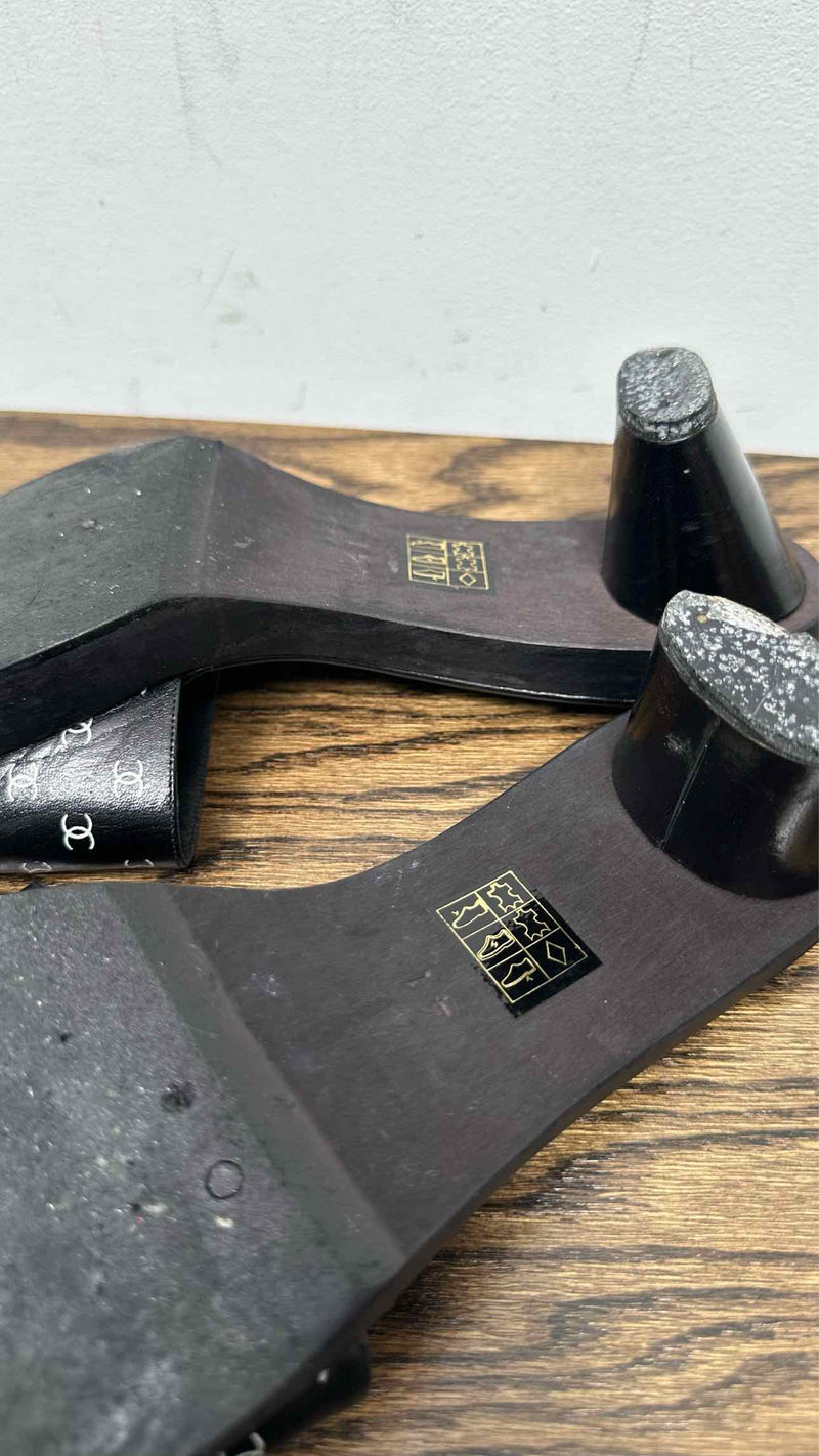 Chanel Multi CC-logo Heel Sandals