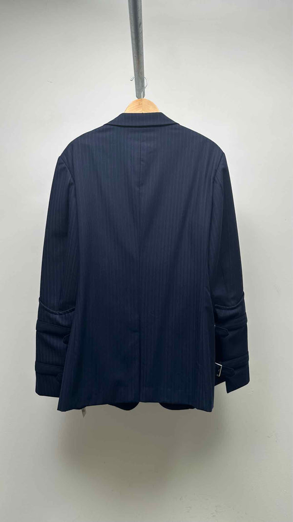 Comme Des Garcons Homme Plus Oversized Pinstripe Armor Jacket