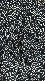 Paula & Mopitz Chain-printed Satin Shirt