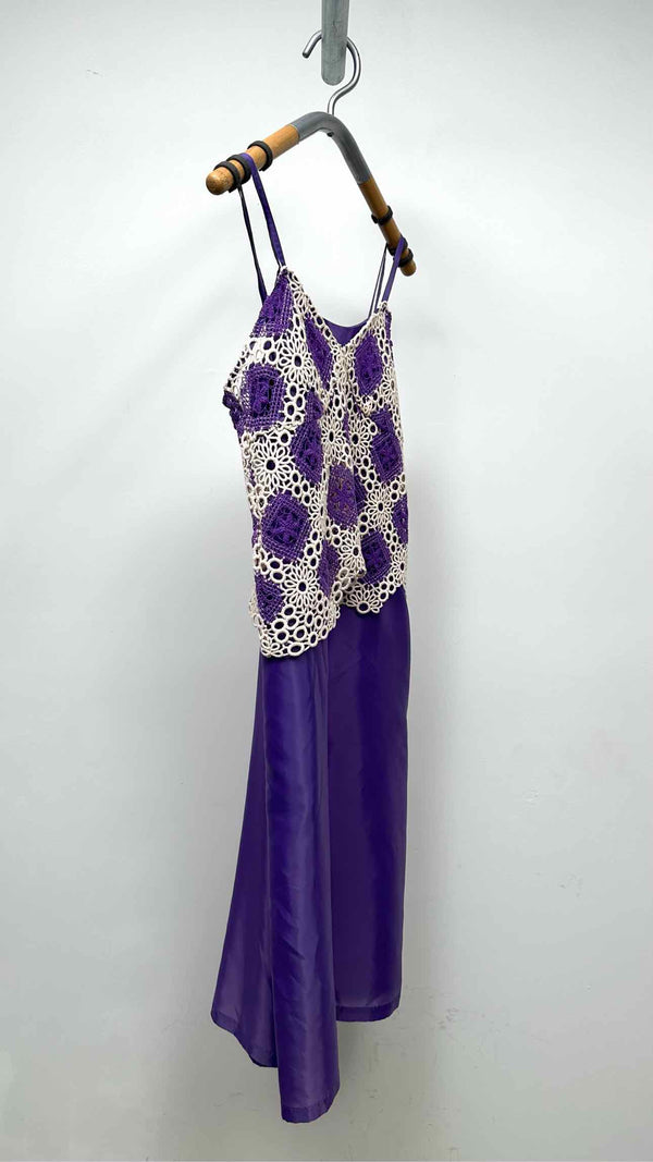 Comme Des Garçons Comme Des Garçons N/S Crochet-layered Dress