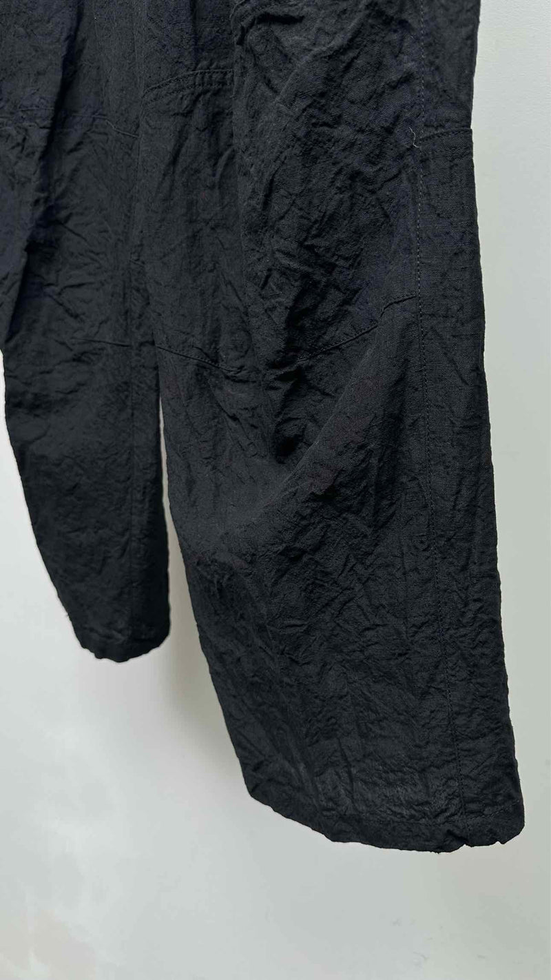 Forme D'expression Oversized Cropped Linen Pants
