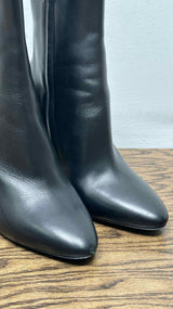 Margiela Cut-out Letaher Ankle Boots