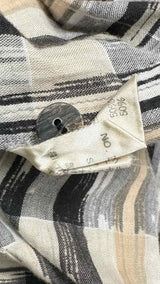 Issey Miyake Men L/S Check Top