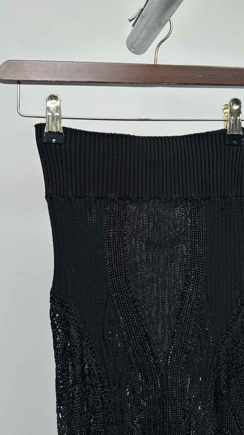 Jean Paul Gaultier Crochet-knit Skirt