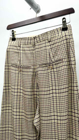 Jacquemus Plaid Wide Pants