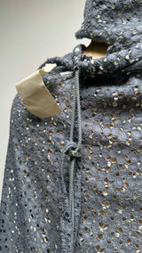 Andre Walker For Dover Street Market Reversible Lace Knit Wrap Cardigan
