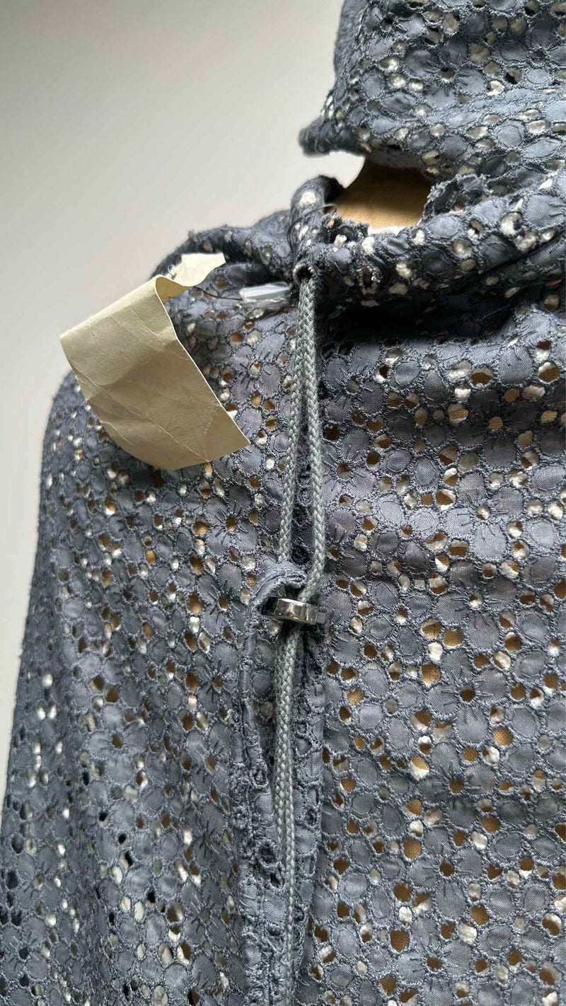 Andre Walker For Dover Street Market Reversible Lace Knit Wrap Cardigan