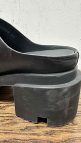 Rick Owens Bogun Leather Mules