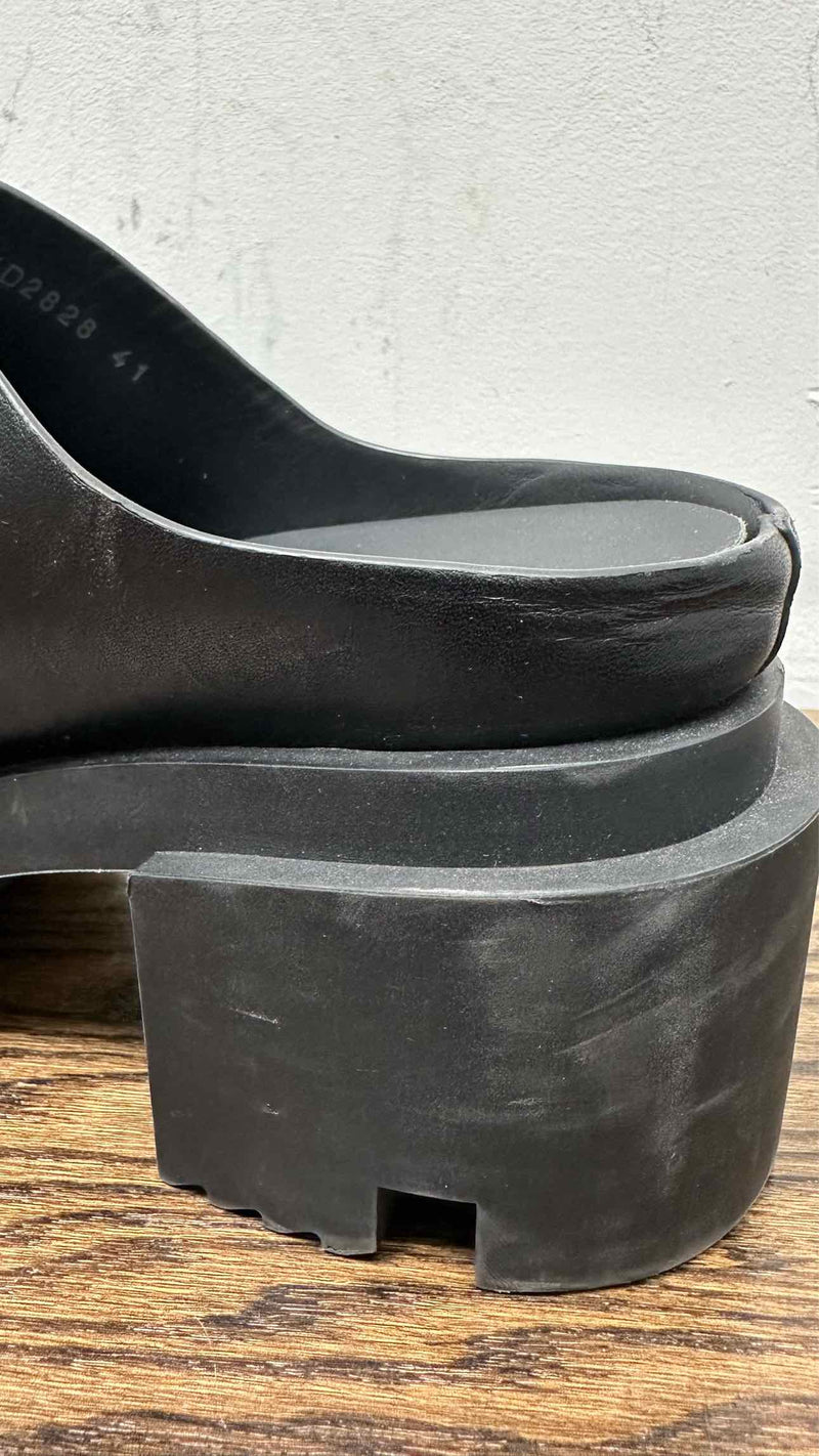 Rick Owens Bogun Leather Mules