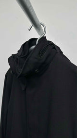 Yohji Yamamoto Pour Homme Wool Gabadine Hooded Mods Coat