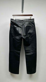 Sandro Leather Flare Pants
