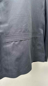 Margiela Leather Canvas Trench Jacket