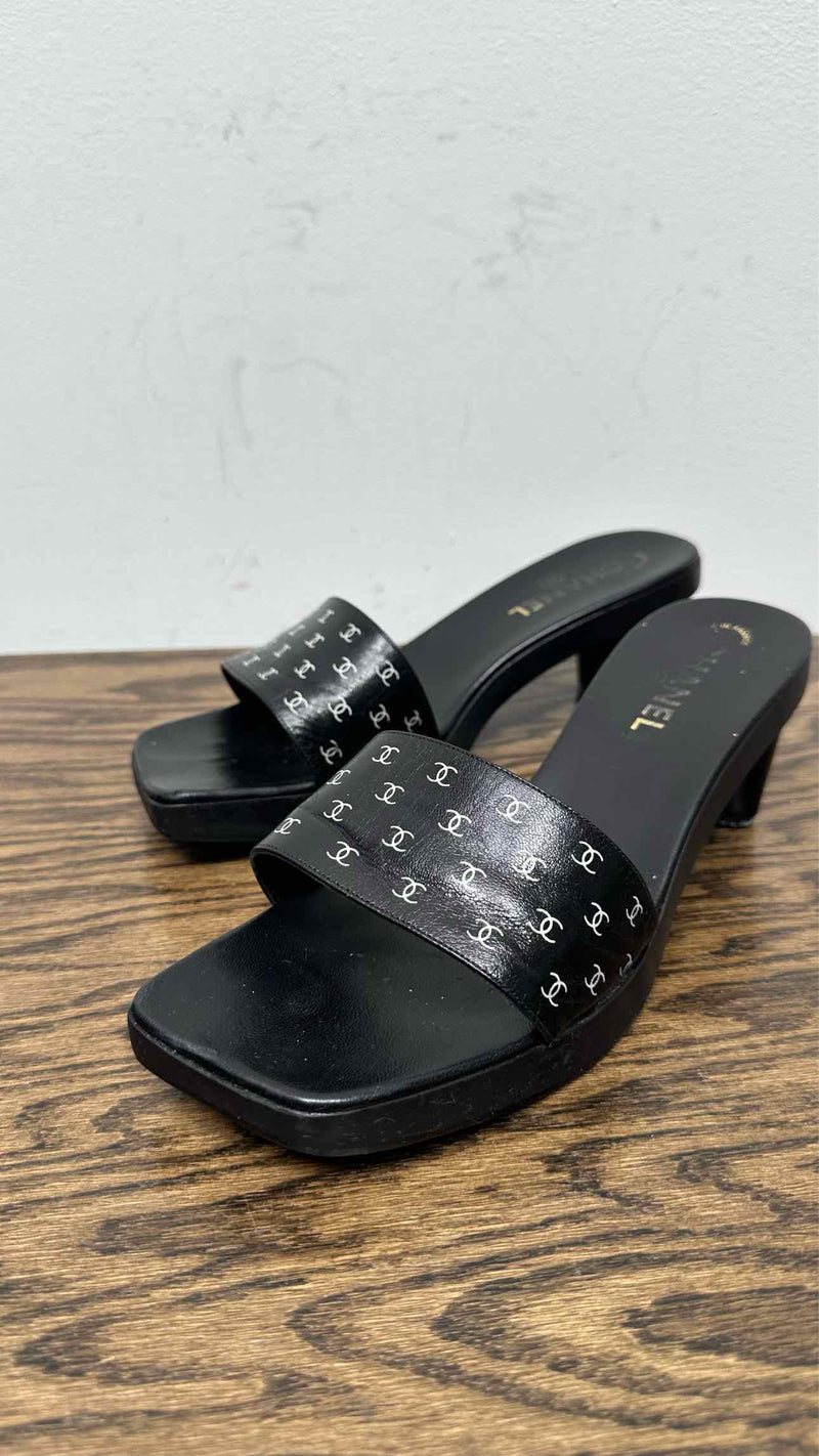 Chanel Multi CC-logo Heel Sandals