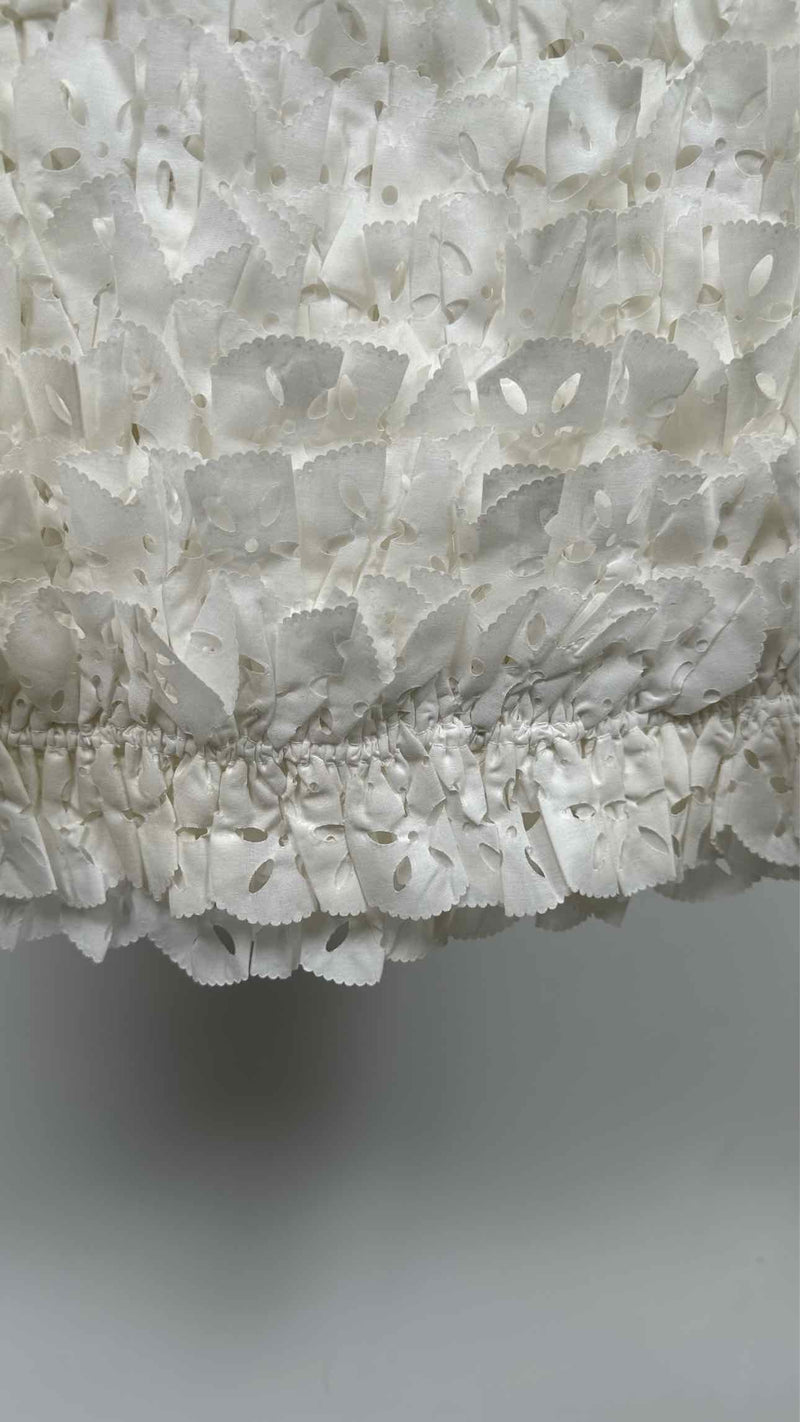 Issey Miyake N/S EyeLet Tiered Top