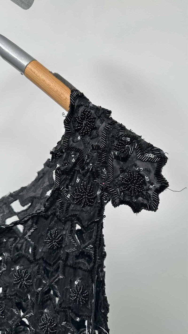 Yohji Yamamoto N/S Beaded Silk Dress