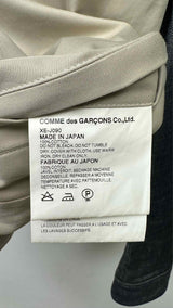 Comme Des Garcons Homme Plus Zip-up Denim Hybrid Jacket