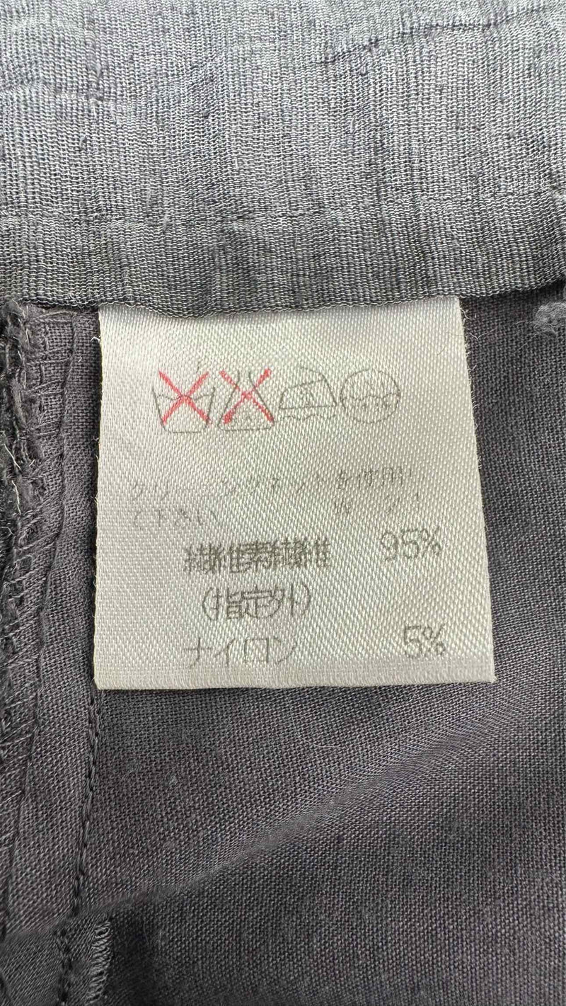 Issey Miyake Wrinkly Piping Detailed  Suits