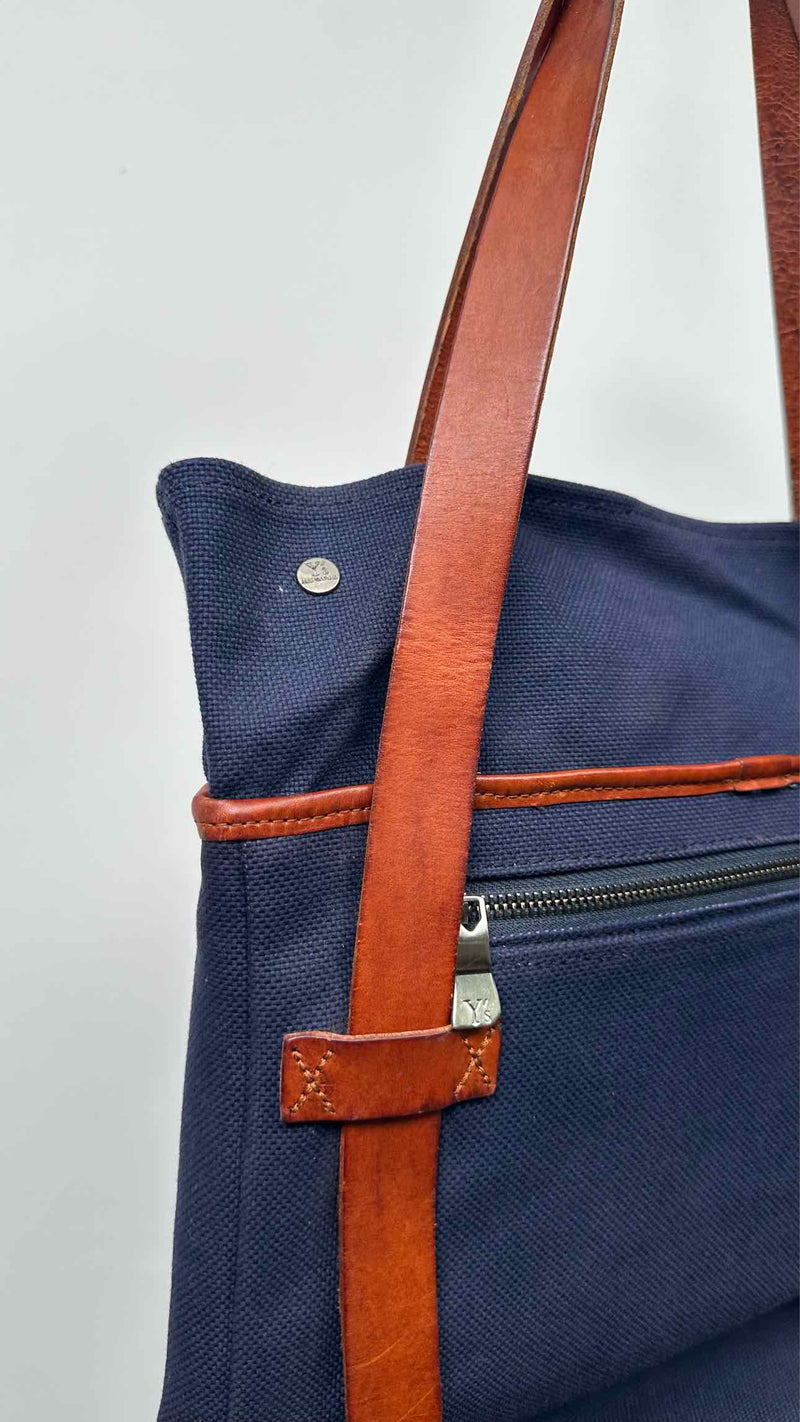 Y's Multi Pockets Canvas Tote bag