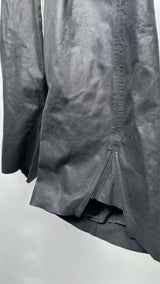 Rick Owens Basket Swingers Leather Shorts