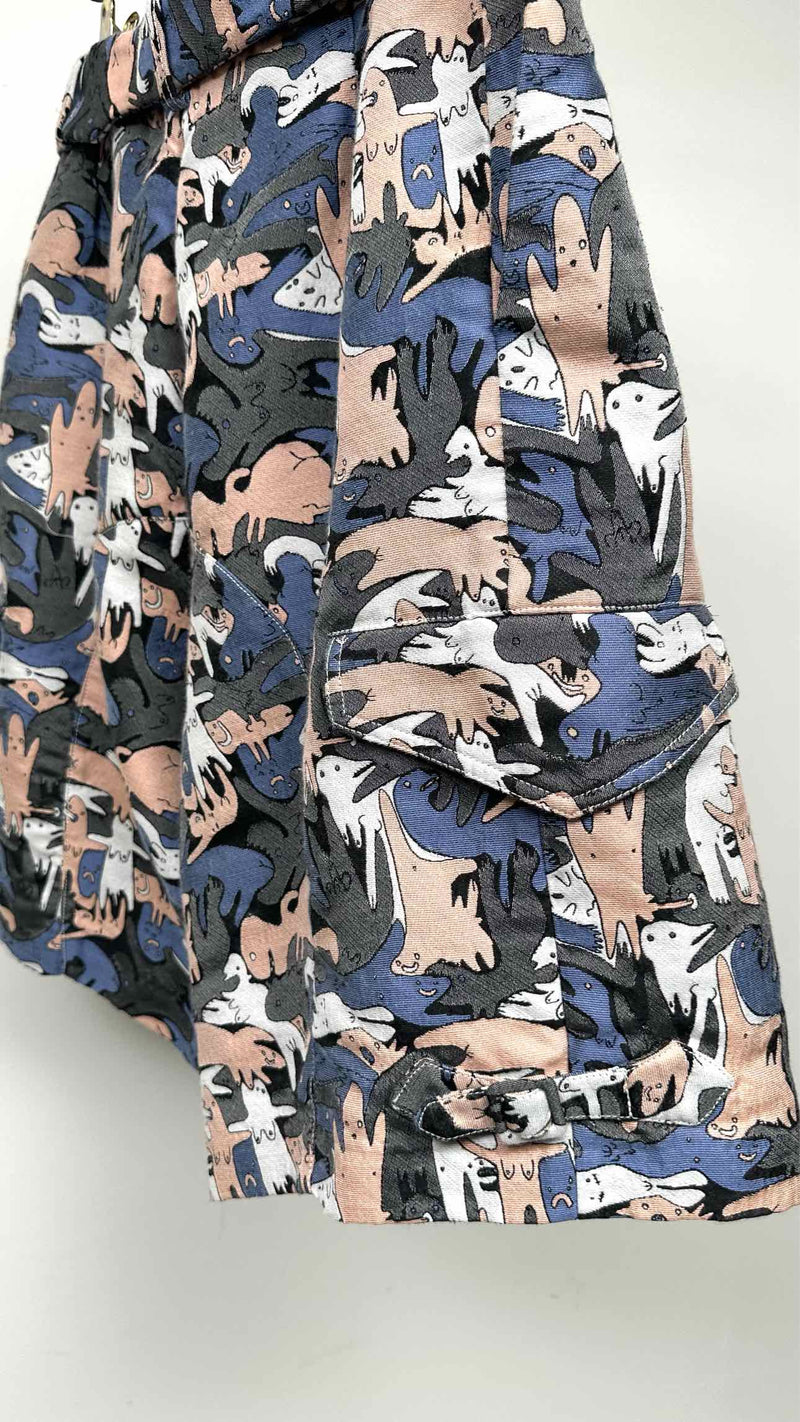 Charles Jeffery LOVERBOY Jacquard Wide Shorts