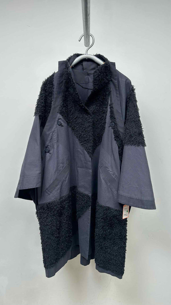1325 Issey Miyake Faux-Far Wrap Cape