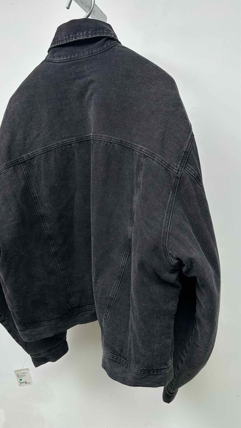 Willy Chavarria Oversize Quilted Lining Denim Jacket