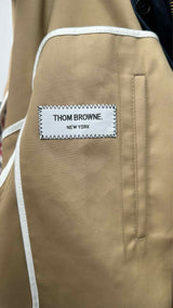 Thom Browne Vest Layered Hooded Coat