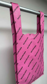Balenciaga Multi-logo Leather Tote Bag