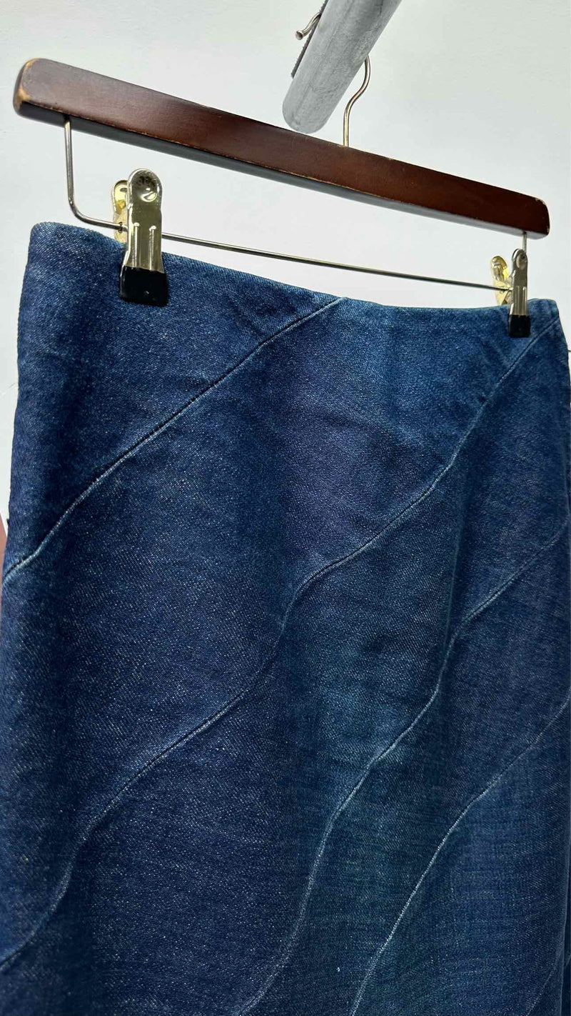 Junya Watanabe Twist-Seam Denim Skirt