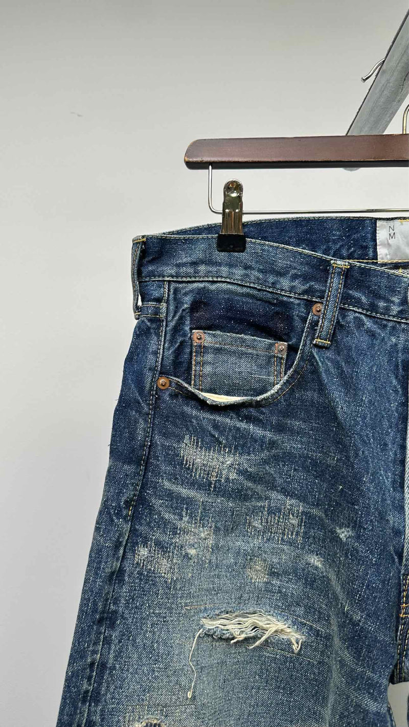 eYe Junya Watanabe Man X New Manual Distressed Patched Jeans