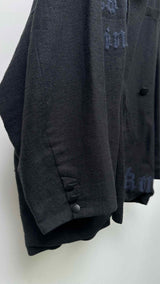 Blackmeans Oversized Jacquard Kimono Jacket