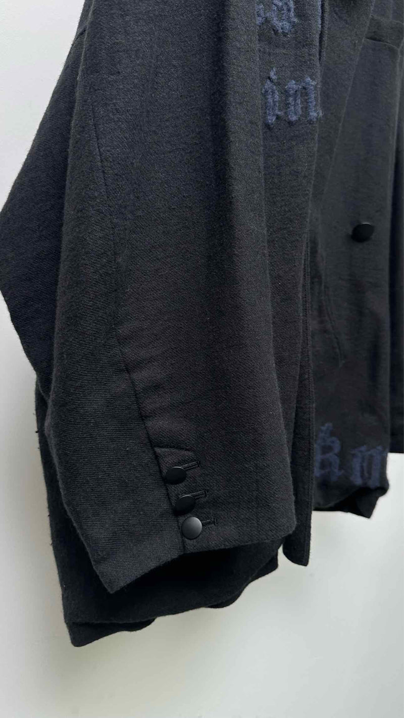 Blackmeans Oversized Jacquard Kimono Jacket