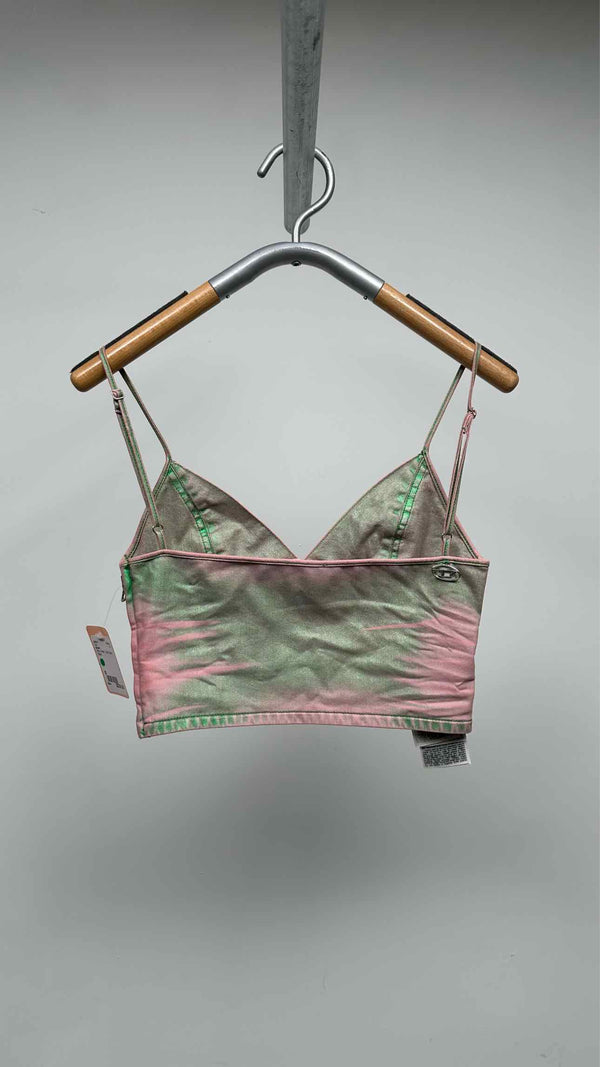 Diesel de-fuluy Denim Cropped Top