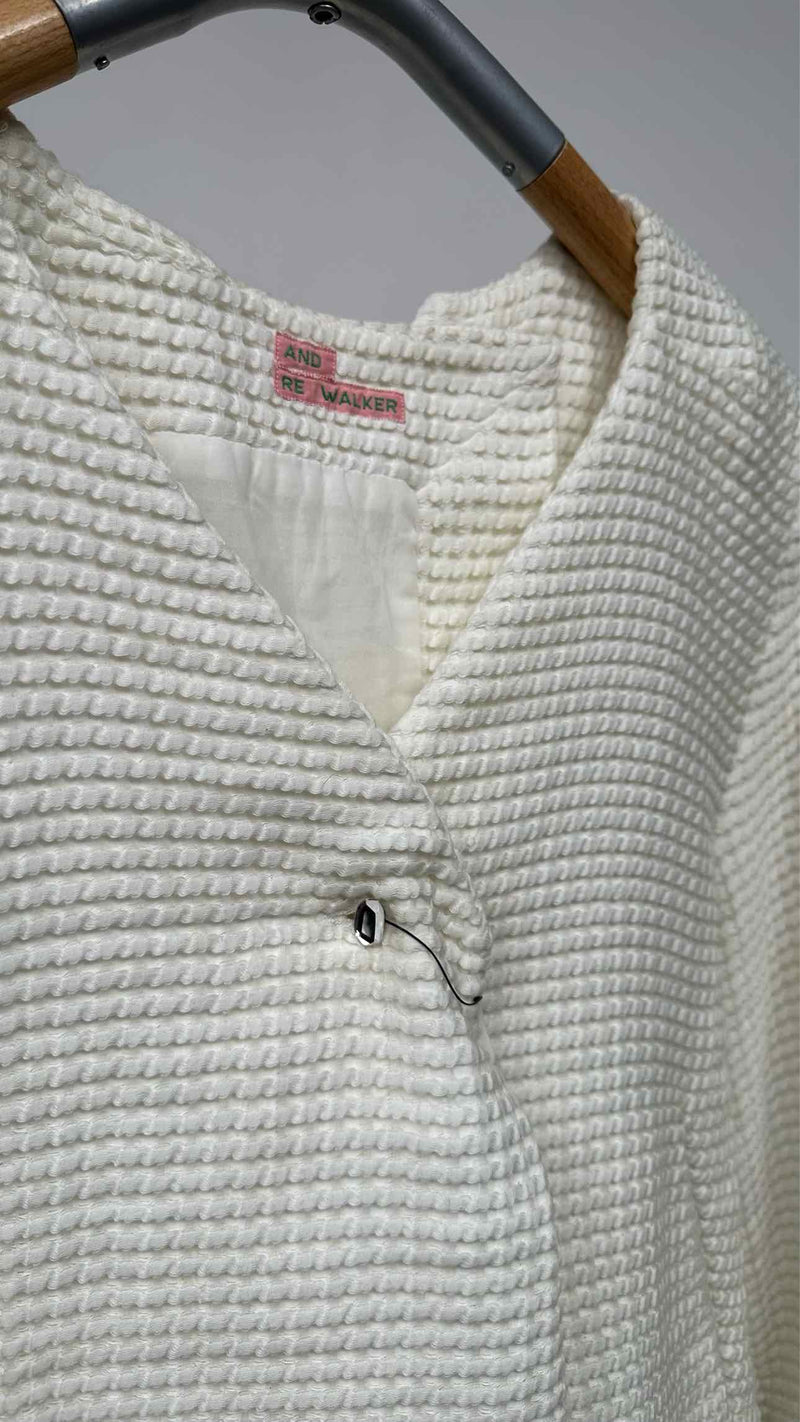 Andre Walker For Dover Street Market Waffle Cropped Oversized Jacket