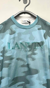 Lanvin Logo Camo T-shirt