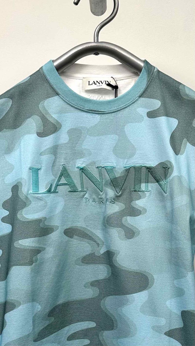 Lanvin Logo Camo T-shirt