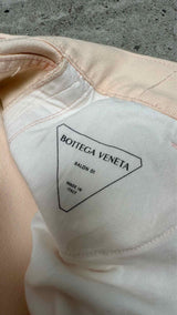 Bottega Veneta Twisted Chain Stitching Flare Jeans