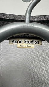 Acne Studios S/S Embroidered Mesh Shirt
