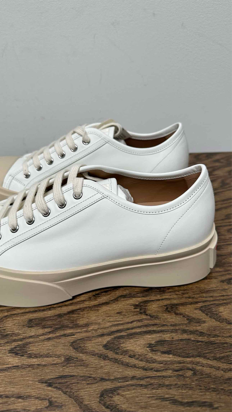 Marni Pablo Leather Platform Sneakers