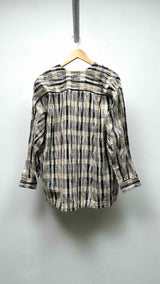 Issey Miyake Men L/S Check Top