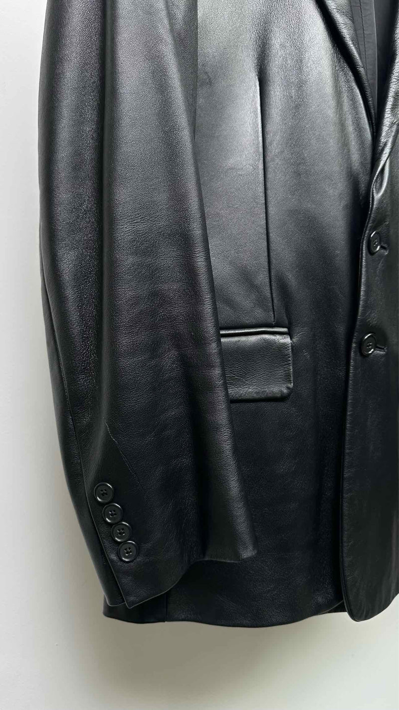 R13 Oversized Leather Jacket