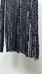 Uma Wang L/S Stripe Mesh Top