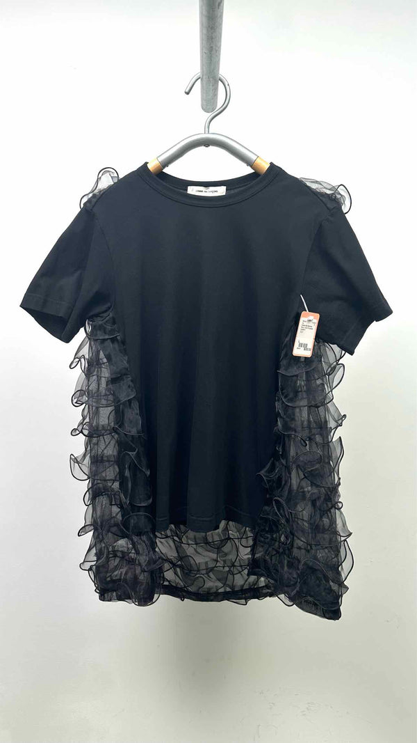 Comme Des Garcons S/S Mesh Tiered Layered Top