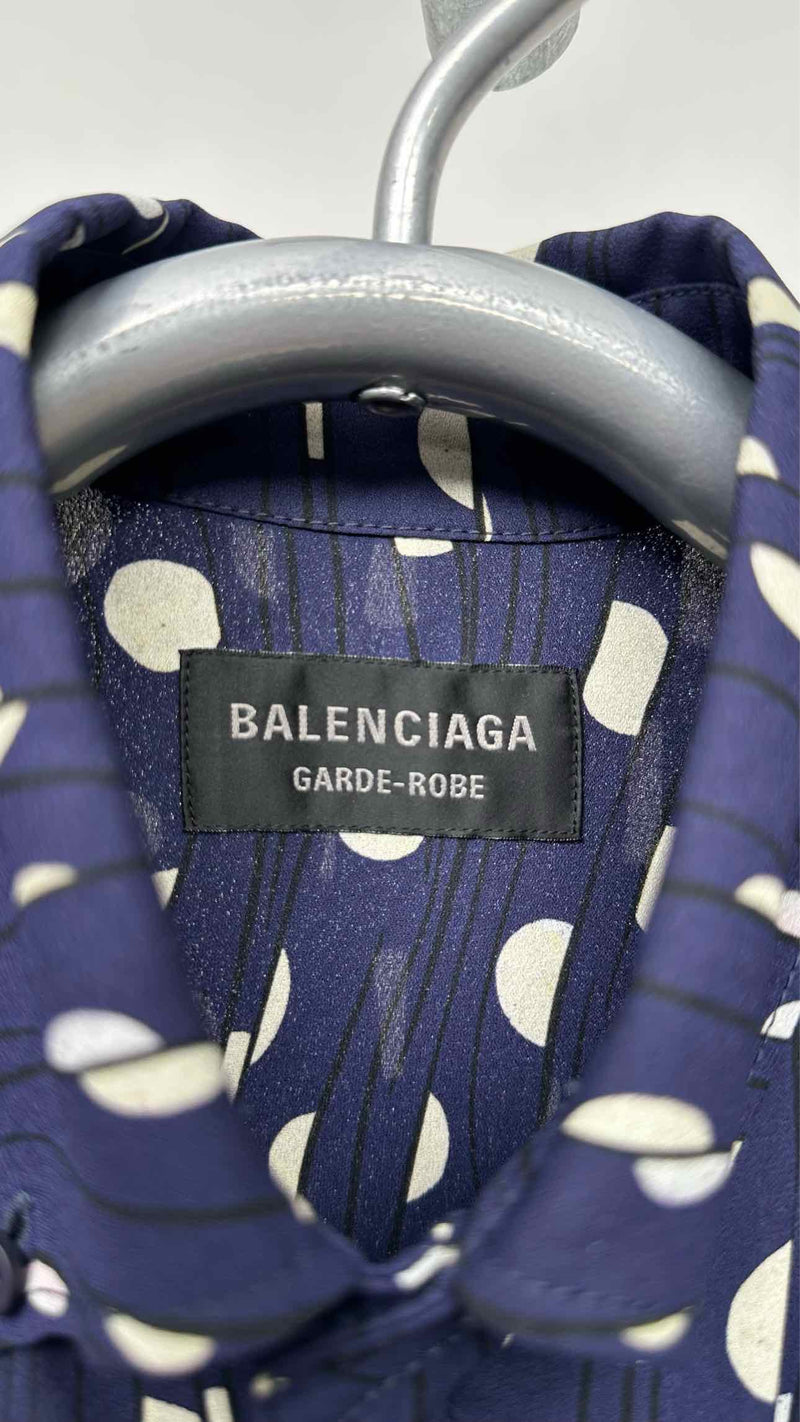 Balenciaga Printed Oversized Shirt