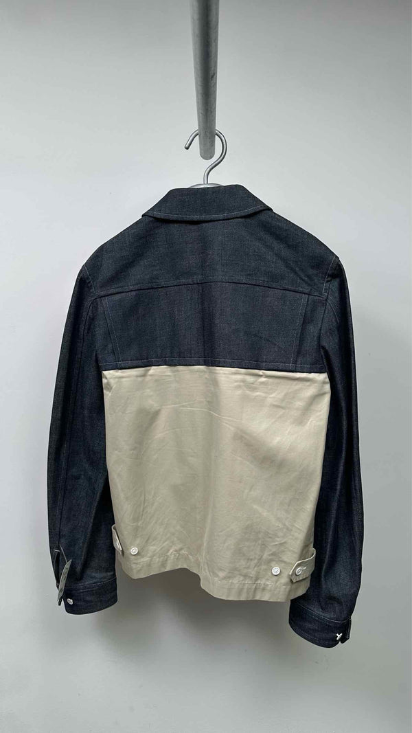Comme Des Garcons Homme Plus Zip-up Denim Hybrid Jacket