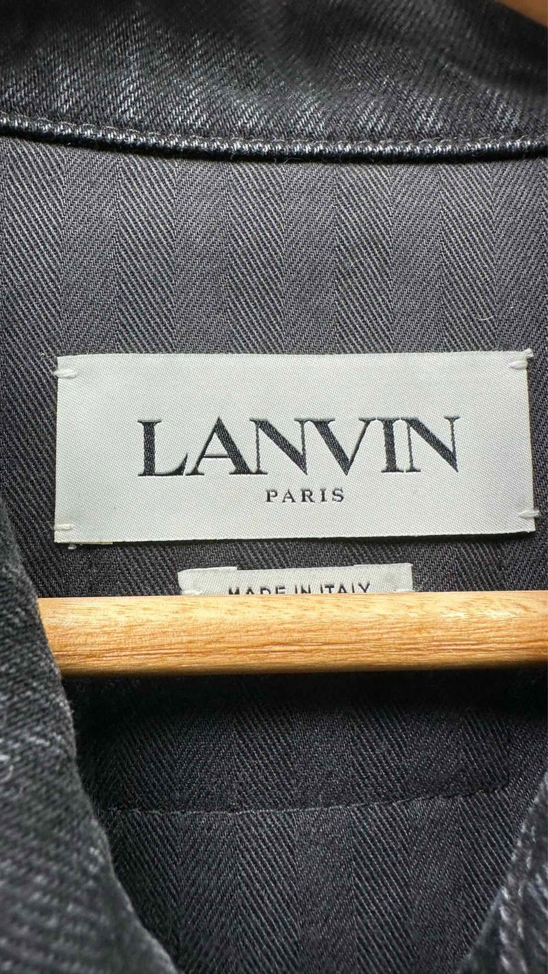 Lanvin Cocoon Denim Shirt