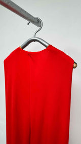 CELINE N/S Cape-Back Maxi Dress