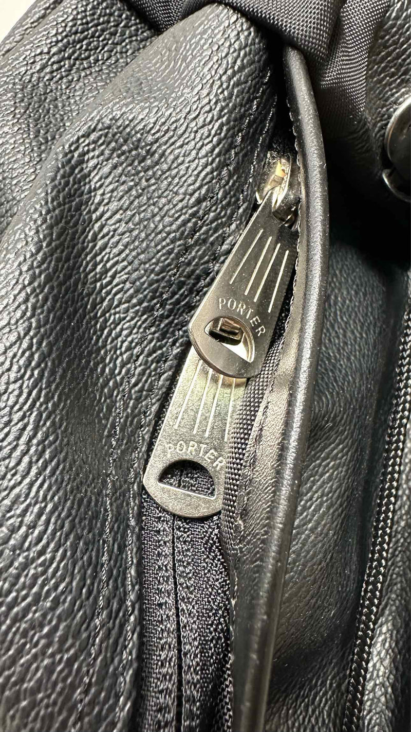 Porter Leather Backpack
