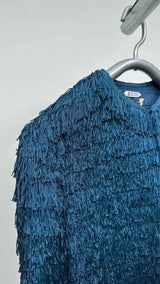 Bode L/S Petrol Bombard Fringe Top