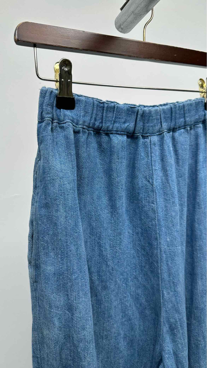 Junya Watanabe Denim Drop-crotch Cropped Easy Denim Pants
